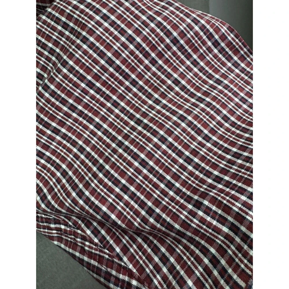 Red Head Men's Red Plaid Long Sleeve Button Down Shirt Size XL - Picture 6 of 6